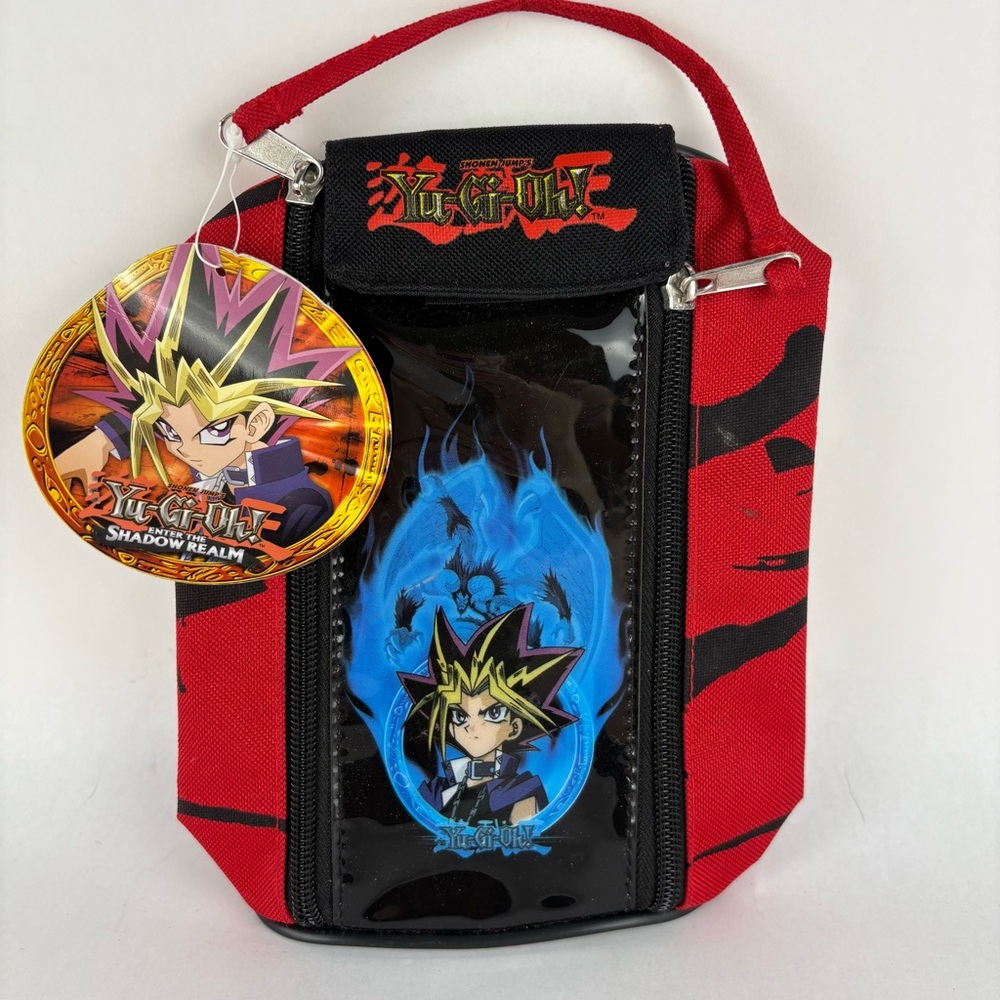 Vintage Yugioh Yu-Gi-Oh! Enter the Shadow Realm Pencil Case Yugi Muto NWT 1996
